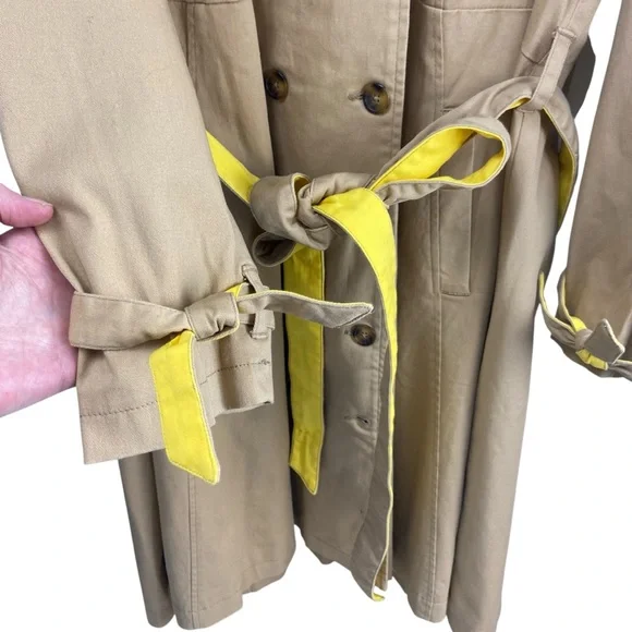 NWT Modcloth Trench Coat Tan 4X Plus Size - Picture 5 of 15